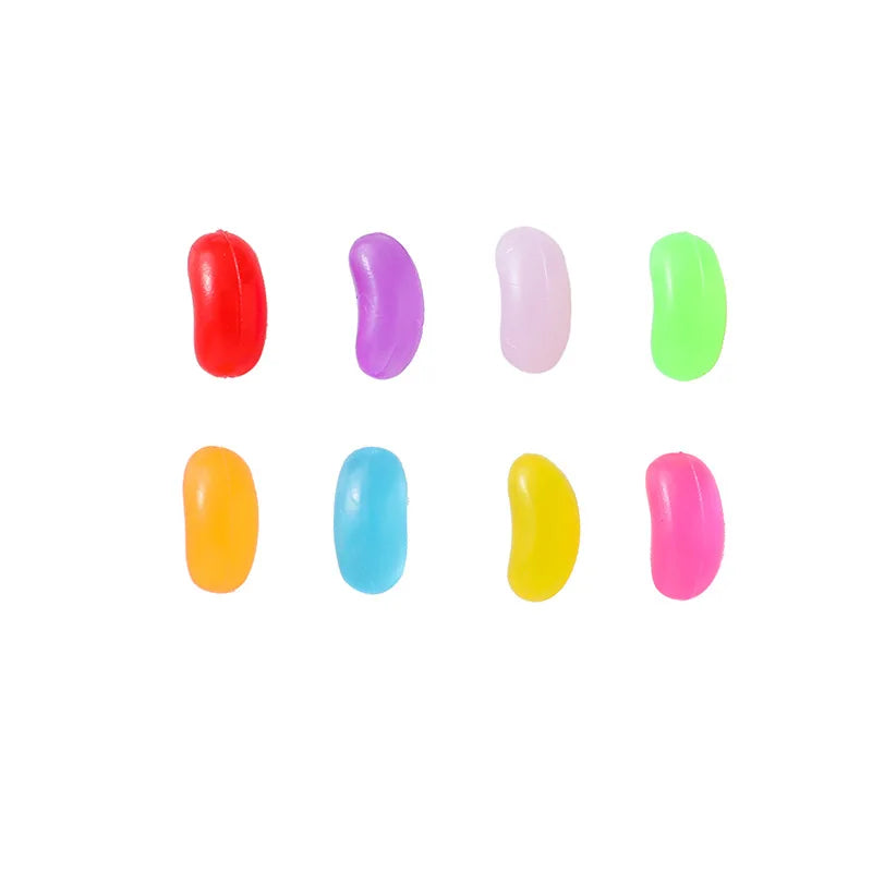 Jelly Bean Candy Cabochons – Resin Fake Sweets for Dollhouse Craft Decor