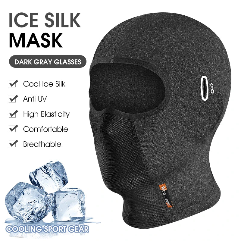 Summer Cooling Balaclava – UV Protection Face Mask for Cycling and Sports