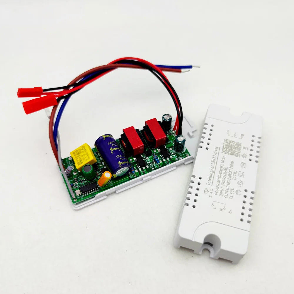Dimmable LED Chandelier Driver – RF Remote and App Control for Dual Color Lights
