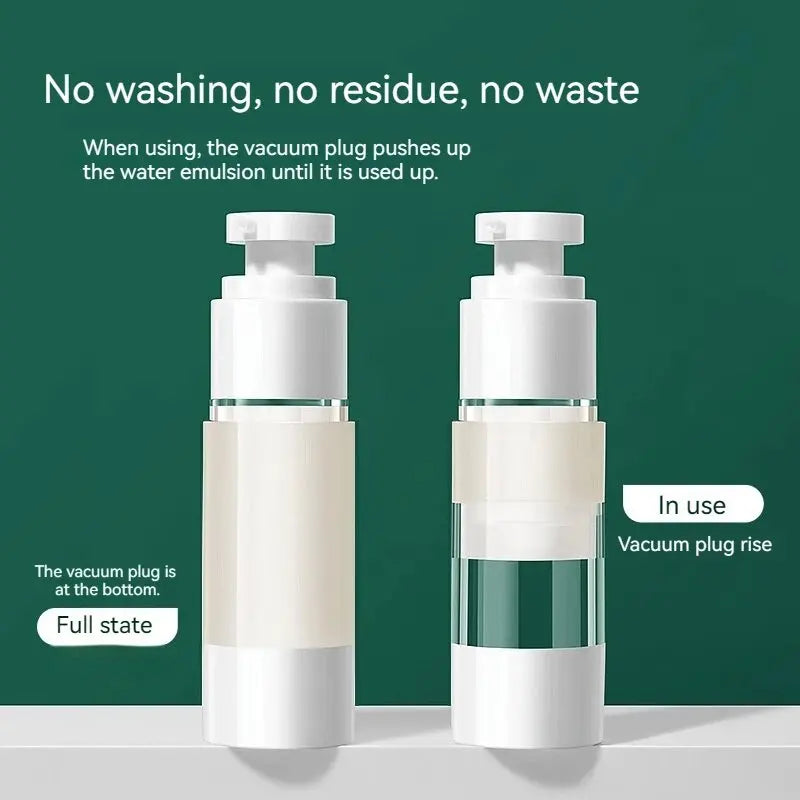 Vacuum Pump Travel Bottles – Refillable Containers for Toiletries and Lotions