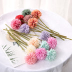 Artificial Dandelion Chrysanthemum Bouquet – Floral Decor for Home Wedding