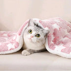Flannel Pet Bed – Thickened Sleeping Mat for Small and Large Dogs and Cats