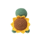 Handmade Wool Crochet Dog Doll – Positive Affirmation Plush for Home Decor