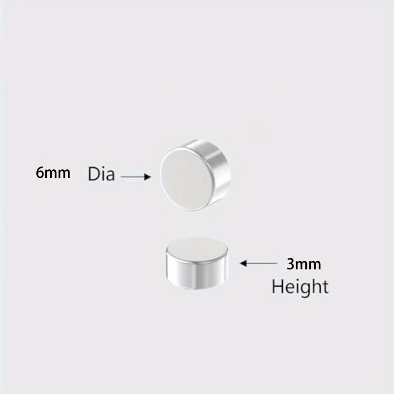 Small Round Disc Magnets – 6mm x 3mm Neodymium Magnets for DIY and Industrial