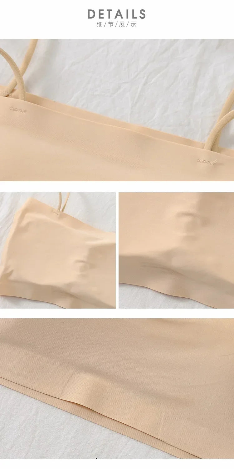 Strapless Tube Top Bra – Seamless Beauty Back Camisole for Daily Comfort
