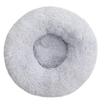 Plush Round Pet Bed – Soft Warm Nest for Large and Medium Dogs or Cats