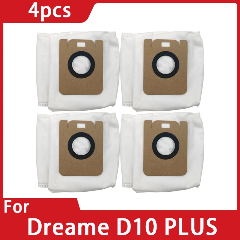Robot Vacuum Dust Bags – Replacement Accessories for Dreame Bot D10 Plus