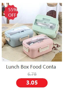 Stainless Steel Vacuum Lunch Box – 1000ML Insulated Food Container for Travel