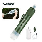 Portable Water Purification Straw – Carbon Fiber Filter for Outdoor Survival