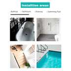 Anti Slip Bathtub Strips – Adhesive Snowflake Decals for Bathroom Safety