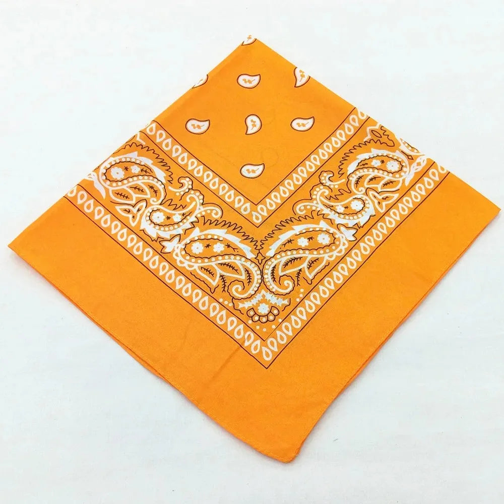 Paisley Bandana Headband – Unisex Cowboy Biker Accessory for Sports