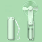 Portable Handheld Turbo Fan – Rechargeable Personal Cooler for Outdoor Travel