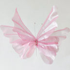 Large 3D Gauze Butterfly Decoration – Hollow Hanging Display for Weddings