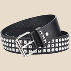 Punk Pyramid Rivet Belt – Metal Studded Hardware for Unisex Y2K Fashion