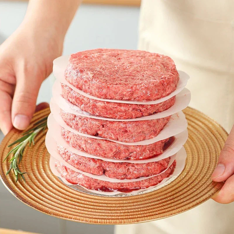 Hamburger Patty Paper – Non-Stick Wax Sheets for Frozen Meat Storage