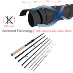 Carbon Fiber Feeder Fishing Rod – 3M Cork Handle Pole for Carp Angling