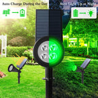Green LED Solar Spotlight – Waterproof Outdoor Garden Light for Landscape