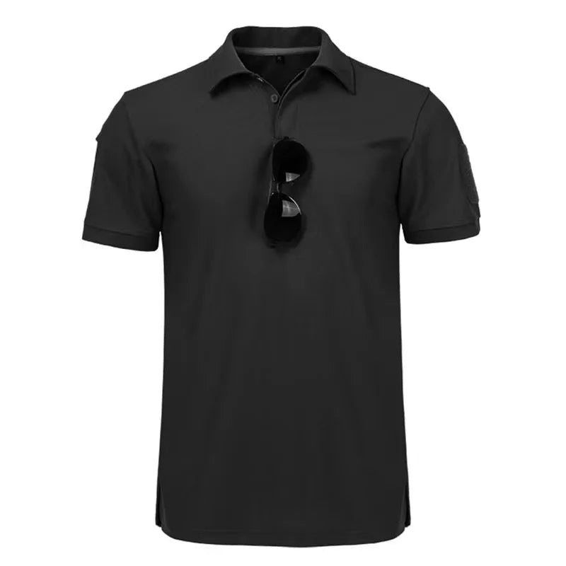 Quick Dry Polo T-Shirt – Breathable Outdoor Shirt for Hiking and Trekking