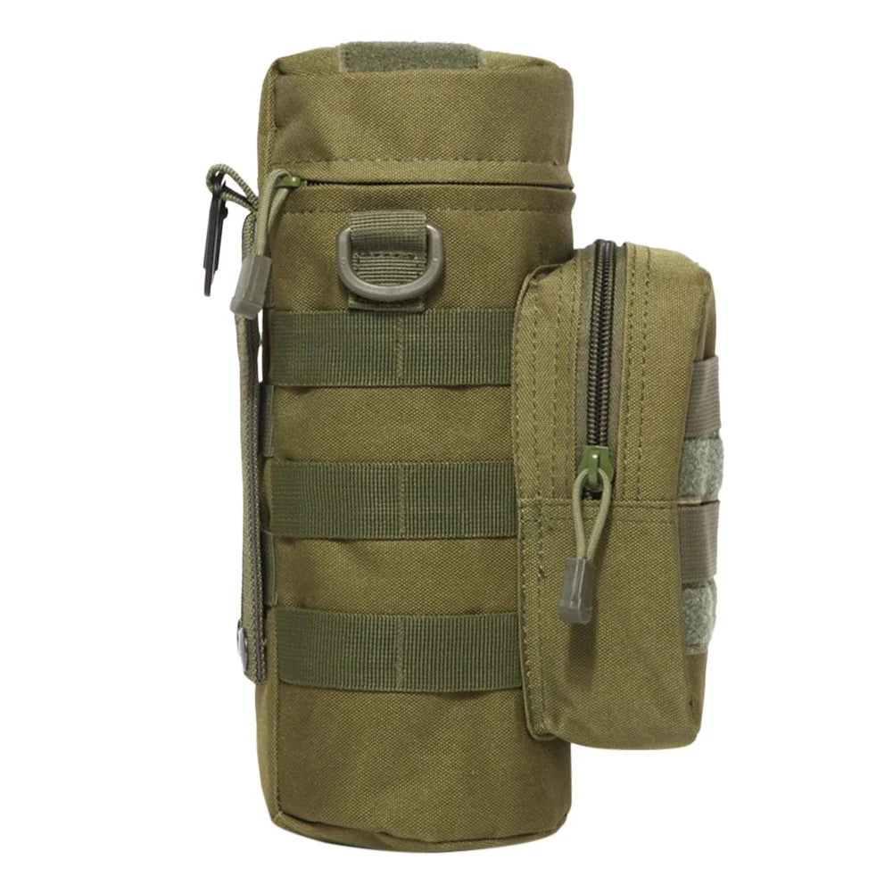 Molle Water Bottle Pouch – Tactical Kettle Carrier for Outdoor Camping