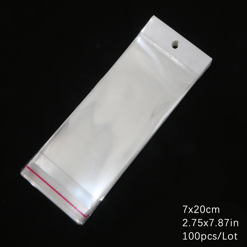 Self-Sealing Cellophane Bags – Transparent Adhesive Packaging for Gifts and Treats