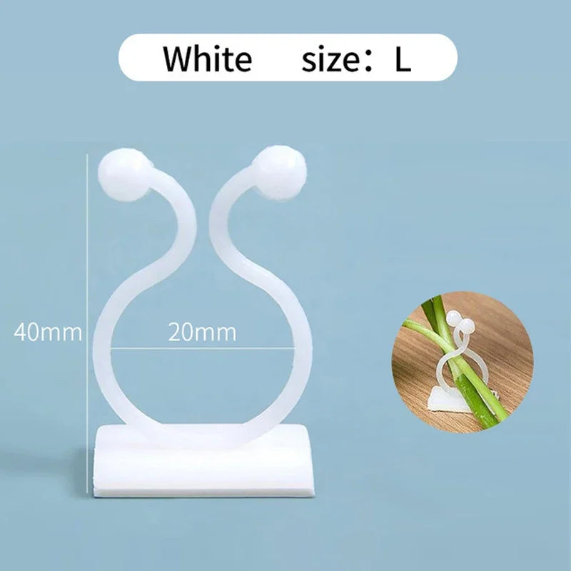 Self-Adhesive Vine Clips – Invisible Plant Climbing Wall Fixture for Garden