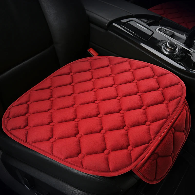 Universal Plush Car Seat Cushion – Winter Warmth for Automotive Interior