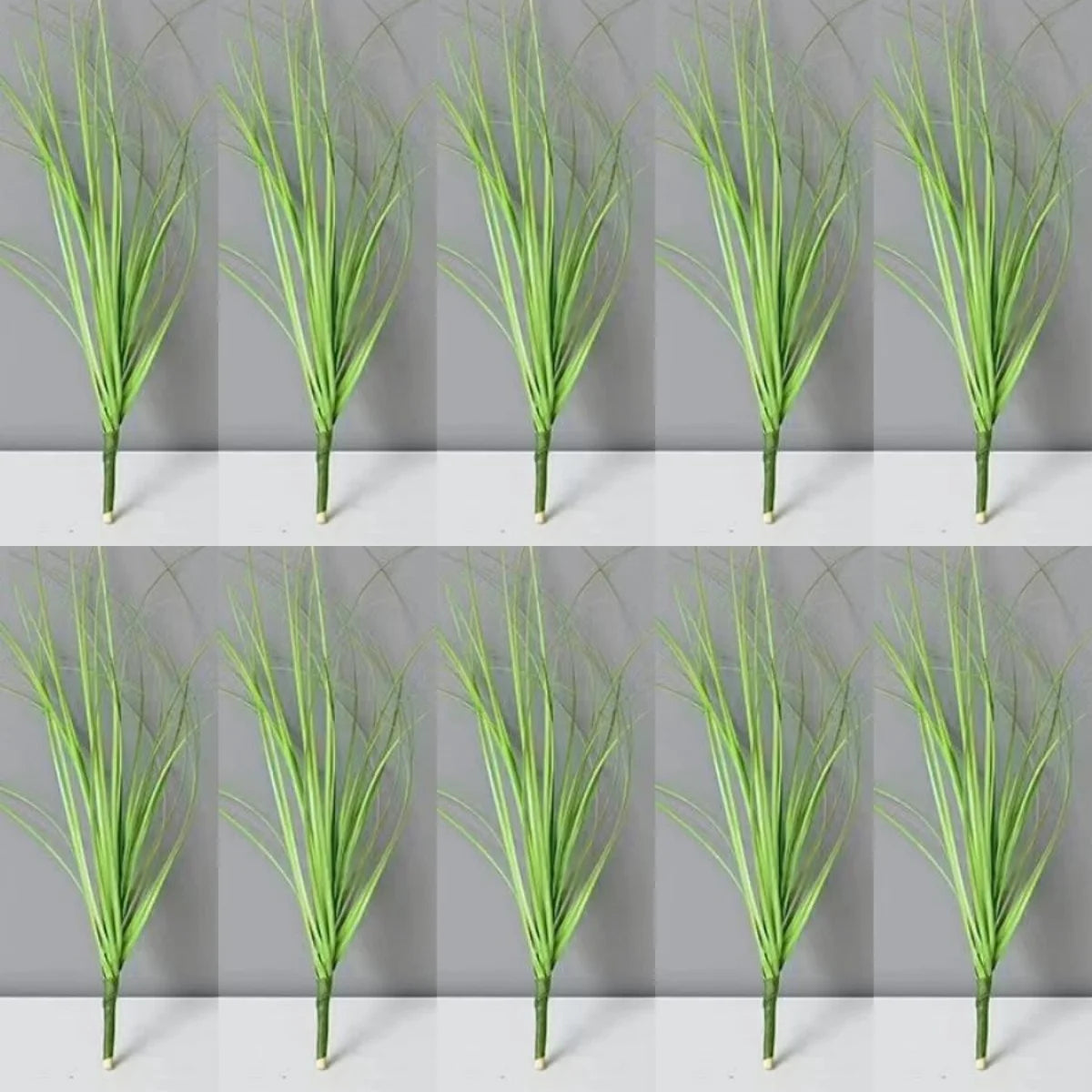 Artificial Onion Grass Bushes – Faux Reeds for Home and Garden Decor