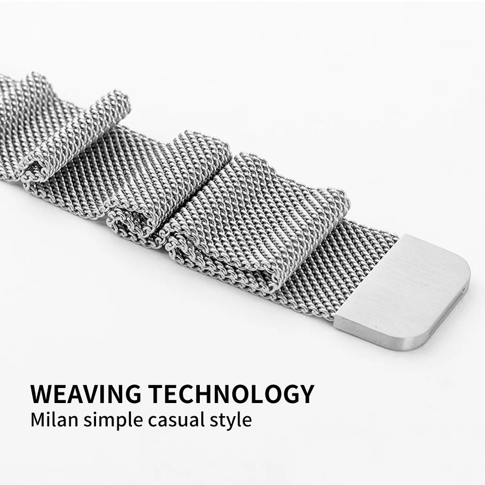 Milanese Stainless Steel Watch Band – Magnetic Bracelet for Apple Watch Series