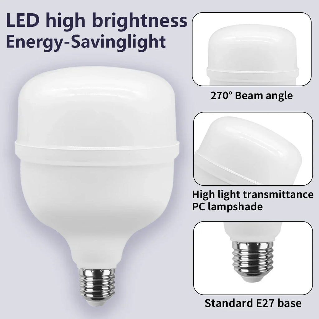Super Bright 50W LED Bulb – Energy Efficient Lighting for Home Living Room