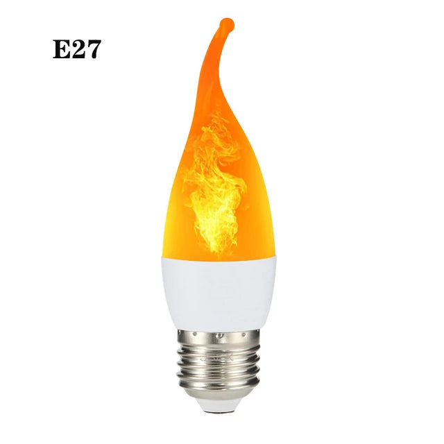 LED Flame Effect Light Bulb – Dynamic Fire Simulation for Home Decoration