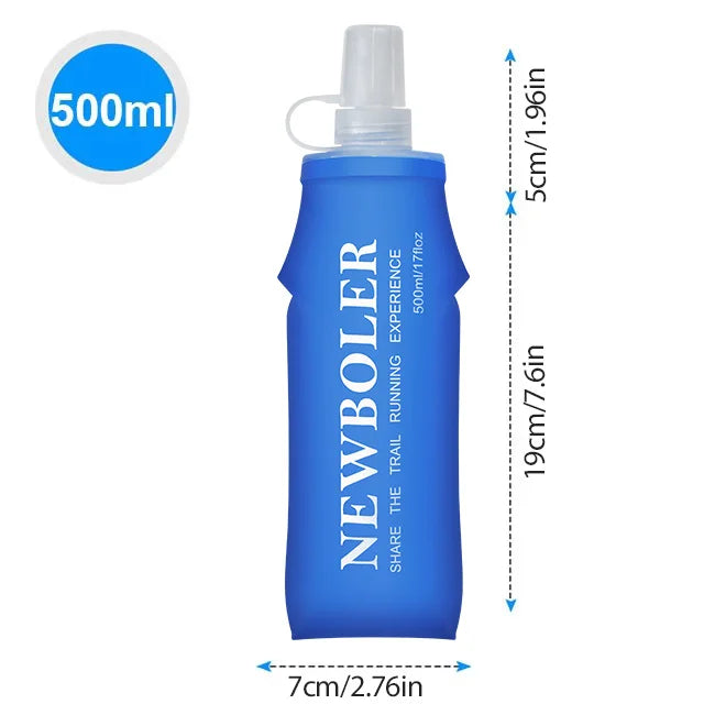 Collapsible Silicone Water Bottle – Portable Hydration for Outdoor Sports