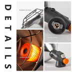 Portable Gas Camping Heater – Stainless Steel Tent Stove for Winter Outdoor