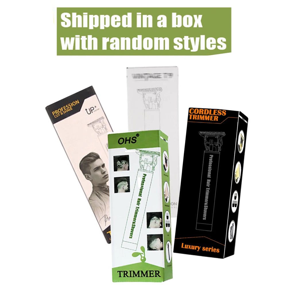 Cordless Electric Hair Trimmer – Professional Barber Shaver for Men