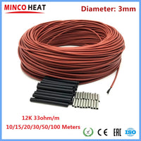 Carbon Fiber Heating Cable – 12K Infrared Wire for Radiant Floor Warming