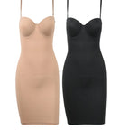 Full Length Shapewear Slip – Nude Tube Dress Body Shaper for Women