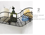 Bathroom Corner Storage Shelf – Wall Mounted Organizer for Shower