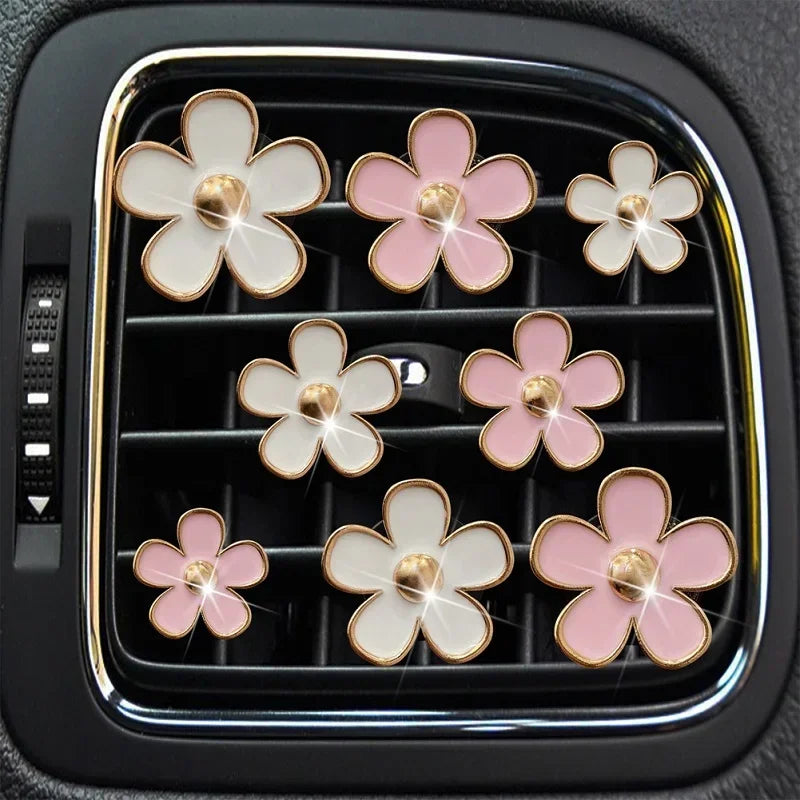 Flower Car Vent Diffuser – Cute Aromatherapy Clip for Auto Air Freshener
