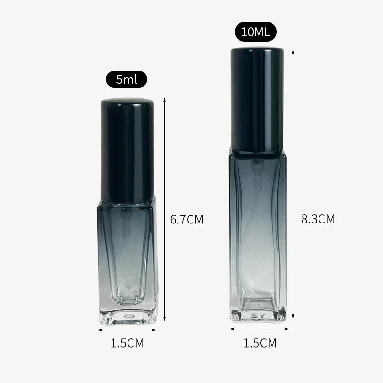 Refillable Glass Perfume Atomizer – 10ml and 20ml Travel Vials for Cosmetics