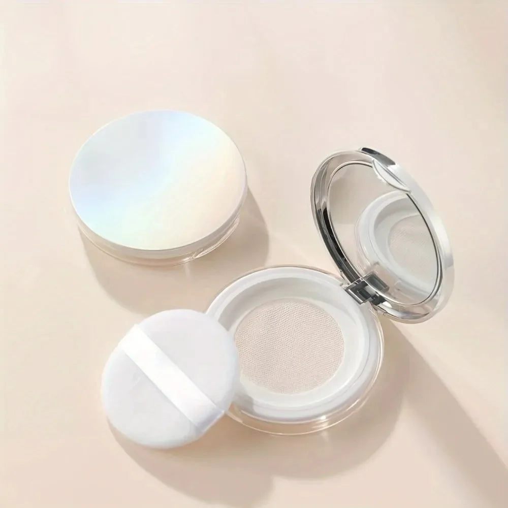 Leak Proof Loose Powder Case – Portable Travel Container for Makeup Touch Ups