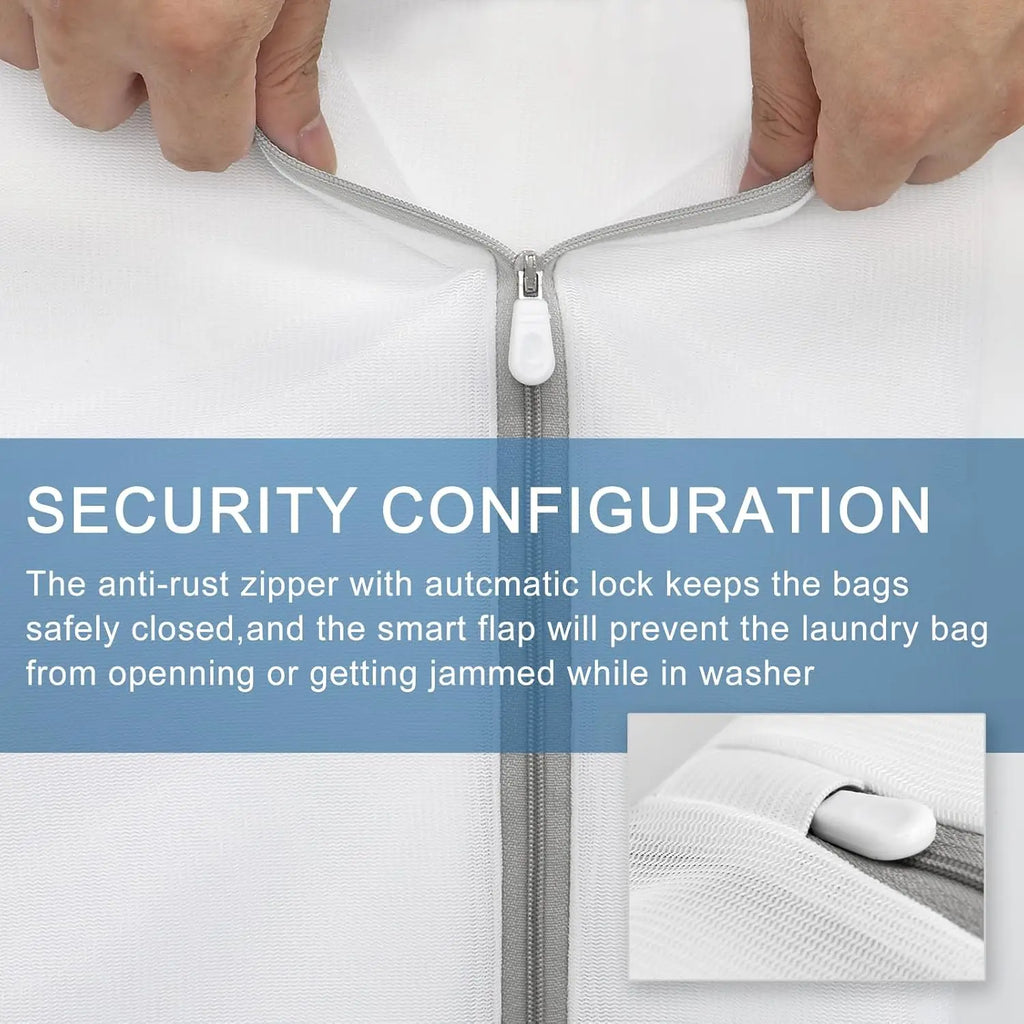Mesh Laundry Bags – Sturdy Zippered Wash Pouches for Delicate Clothing