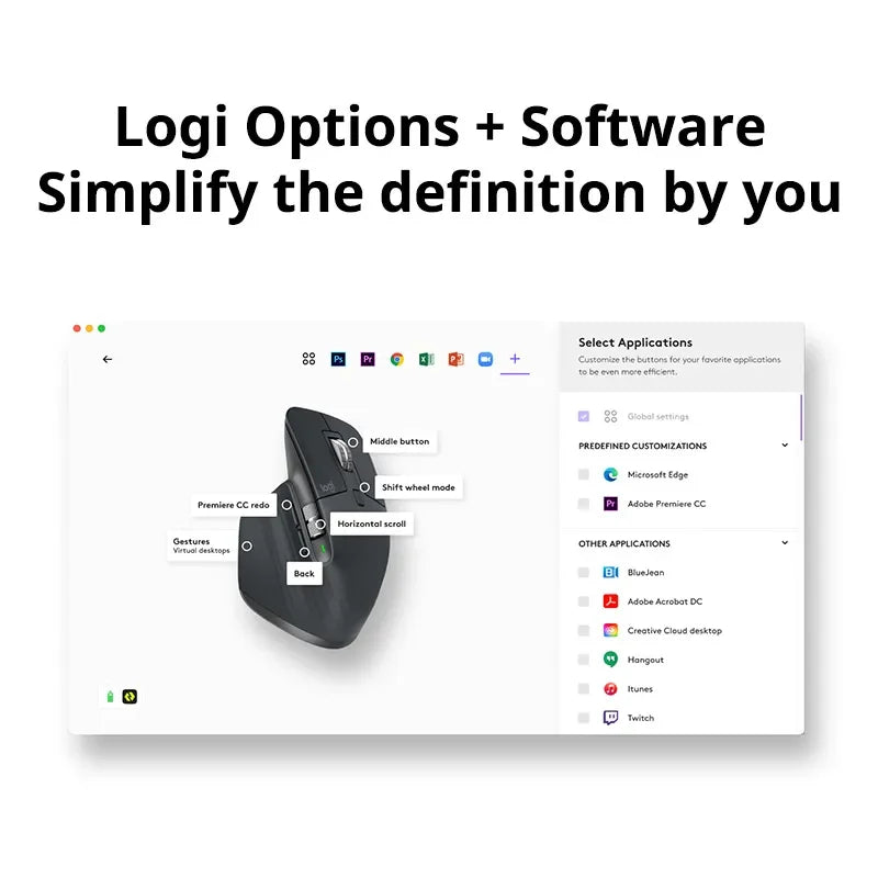 Logitech MX Master 3S Wireless Mouse – Ergonomic Silent Design for Office Work