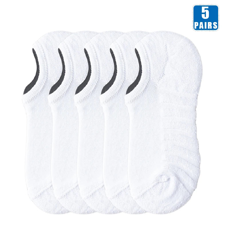 Cotton Low-Cut Ankle Socks – Breathable Casual Footwear for Men