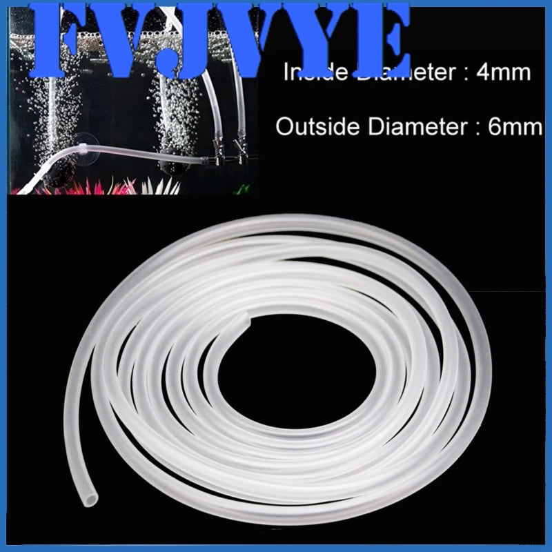 Silicone Aquarium Air Hose – Flexible Oxygen Tubing for Fish Tank Pumps