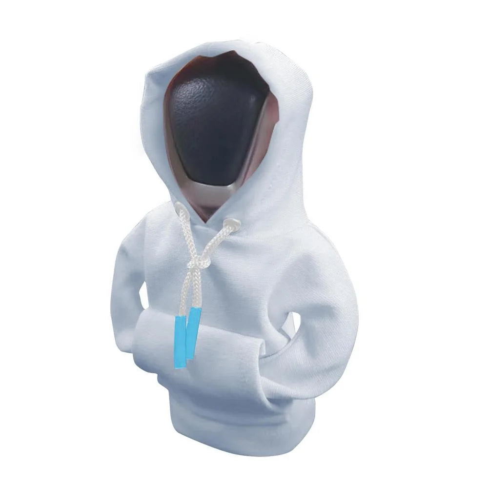Car Gear Shift Hoodie Cover – Plush Interior Decor for Manual Automatic Cars