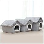 Soft Pet Bed Tent – Washable Enclosed Kennel for Indoor Dogs and Cats