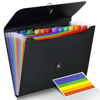 Accordion File Organizer – 13 Pockets for Office and Classroom Use