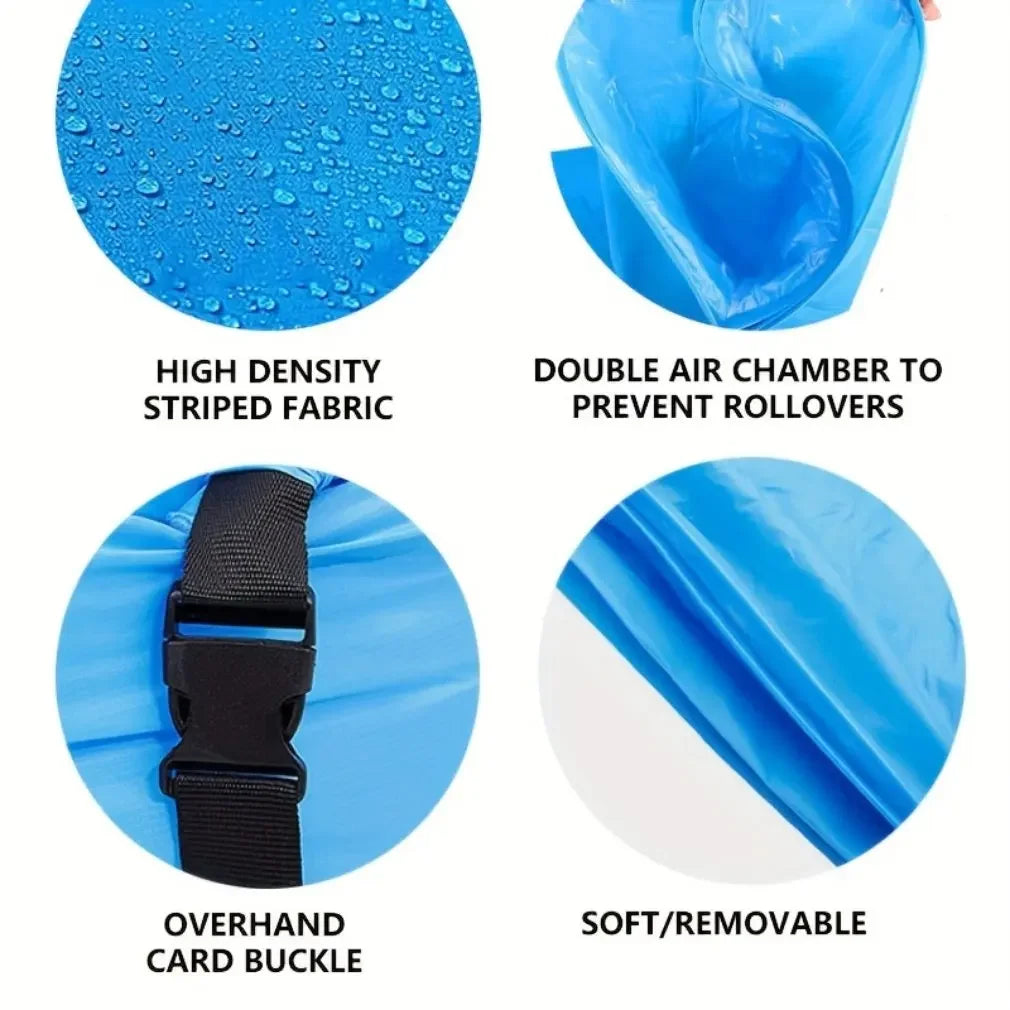 Portable Inflatable Sofa – Folding Air Lounger for Camping and Outdoor Travel