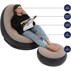 Inflatable Air Sofa Bed – Portable Foldable Recliner for Outdoor Camping