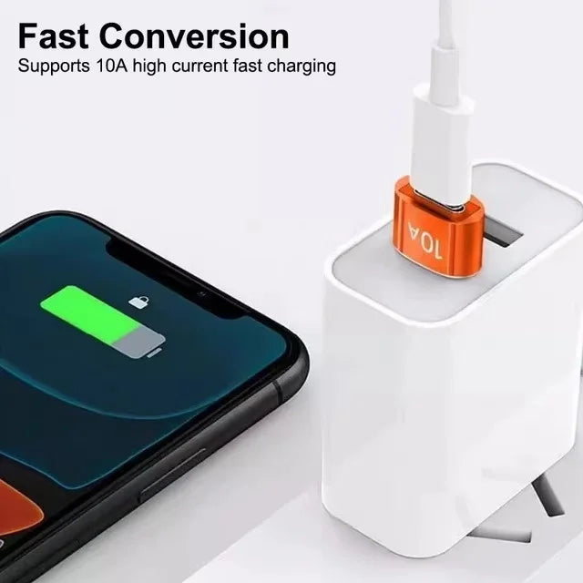 USB to USB-C Adapter – Fast Charging OTG Converter for Smartphones and Laptops