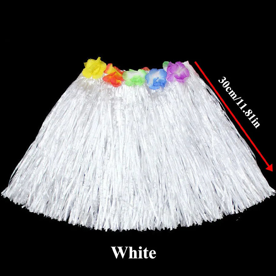 Hawaiian Hula Grass Skirt – Tropical Costume for Beach Parties and Luaus